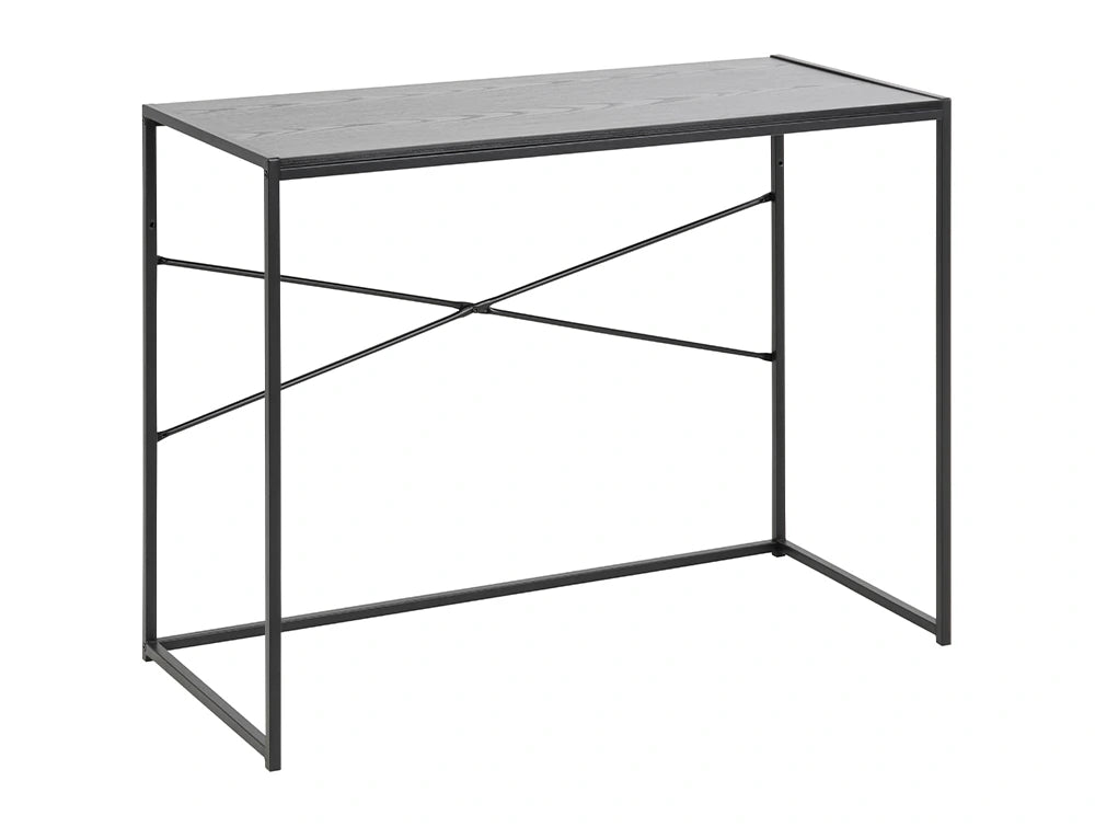 Emily Home Office Desk - Ash Black