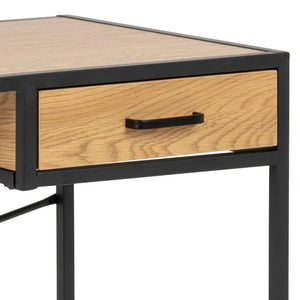 Emily Home Office Desk with 1 Drawer Wild Oak 6