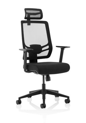 Ergo Twist High Mesh Back Task Operator Office Chair With Arms KC0298 11