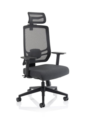 Ergo Twist High Mesh Back Task Operator Office Chair With Arms KC0298 3