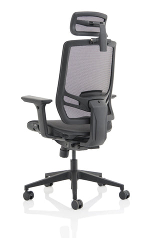 Ergo Twist High Mesh Back Task Operator Office Chair With Arms KC0299 12