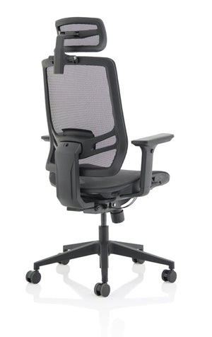 Ergo Twist Black Mesh Seat Mesh Back with Headrest Image 14