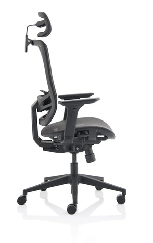 Ergo Twist Black Mesh Seat Mesh Back with Headrest Image 15