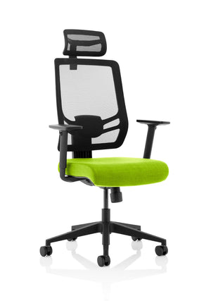 Ergo Twist High Mesh Back Task Operator Office Chair With Arms KCUP1885 2