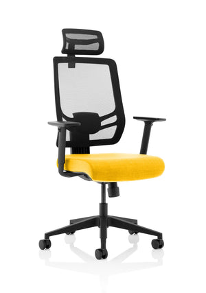 Ergo Twist High Mesh Back Task Operator Office Chair With Arms KCUP1888 3