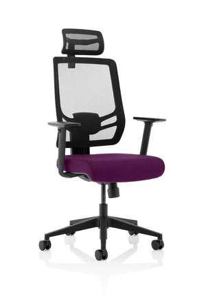 Ergo Twist High Mesh Back Task Operator Office Chair With Arms KCUP1891 3