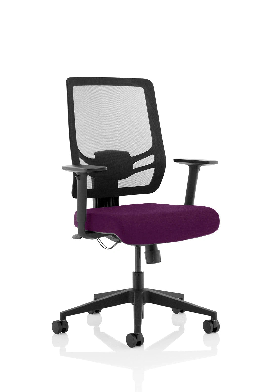 Ergo Twist Black Fabric Seat Mesh Back Image 20