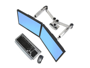 Ergotron Lx Dual Side By Side Desk Mount Lcd Arm Up
