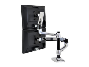 Ergotron Lx Dual Stacked Desk Mount Lcd Arm Back