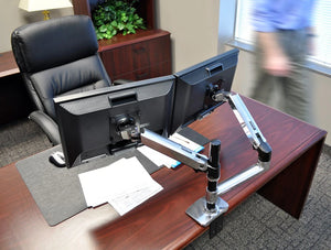 Ergotron Lx Dual Stacked Desk Mount Lcd Arm Office