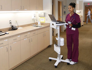 Ergotron Styleview Laptop Cart Sv10 In Use