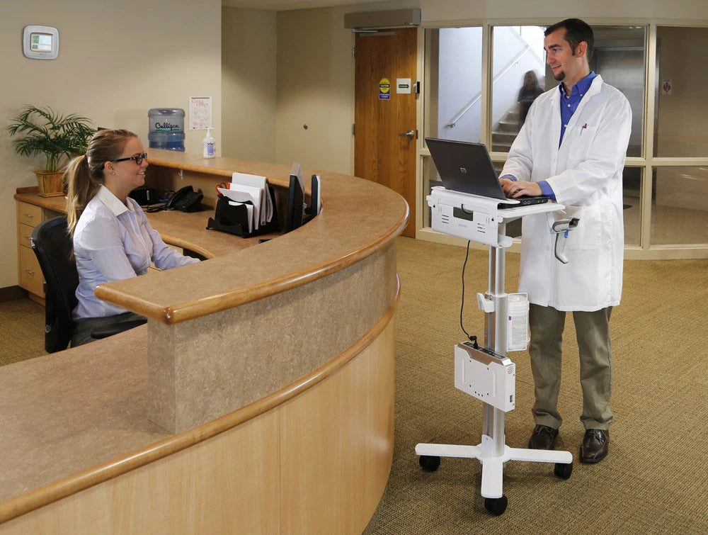 Ergotron Styleview Laptop Cart Sv10 In Use