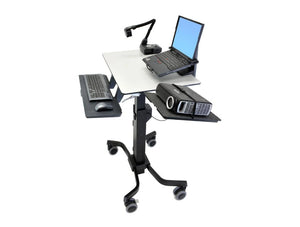 Ergotron Teachwell Mobile Digital Workspace Side Angle 