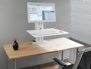 Ergotron Workfit Sr Sit Stand Workstation In An Office