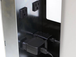 Ergotron Zip12 Charging Wall Cabinet With Power Sockets