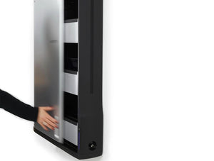 Ergotron Zip12 Charging Wall Cabinet With Sliding Doors