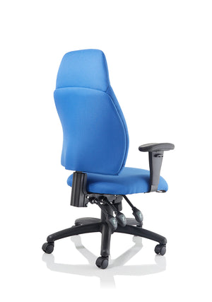 Esme High Back Task Operator Chair With Arms OP000233 7