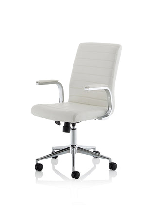 Ezra Medium Back Leather Executive Office Chair With Arms EX000189 13