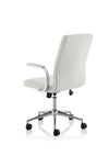 Ezra Executive White Leather Chair Image 14