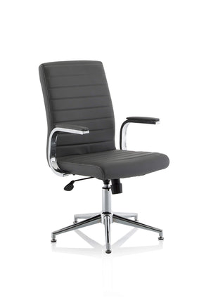 Ezra Medium Back Leather Executive Office Chair With Arms KCUP1694 2