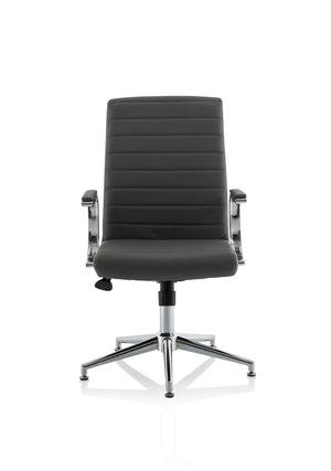 Ezra Medium Back Leather Executive Office Chair With Arms KCUP1694 3