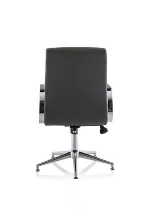 Ezra Medium Back Leather Executive Office Chair With Arms KCUP1694 7