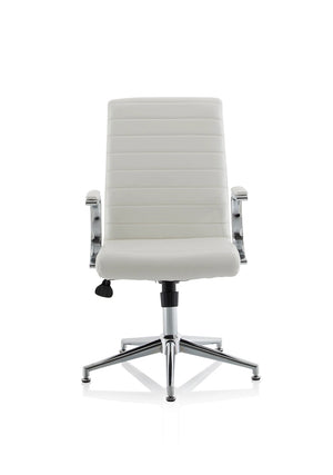 Ezra Medium Back Leather Executive Office Chair With Arms KCUP1695 10