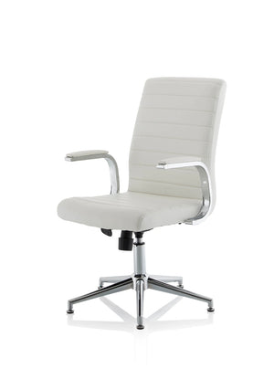 Ezra Medium Back Leather Executive Office Chair With Arms KCUP1695 11