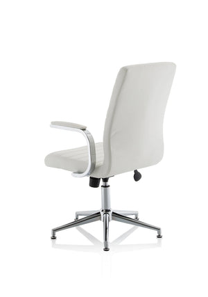 Ezra Medium Back Leather Executive Office Chair With Arms KCUP1695 13