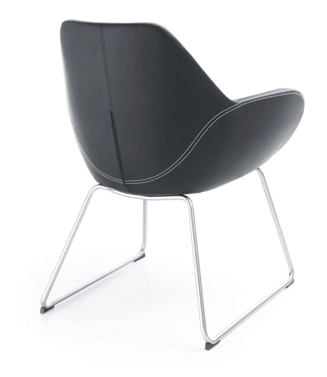 Fan 2 Seat Sofa With Cantilever Legs   Model 20V 12