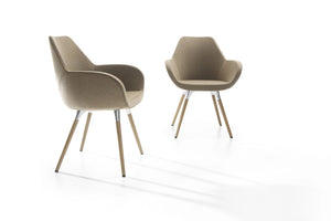 Fan 2 Seat Sofa With Cantilever Legs   Model 20V 13