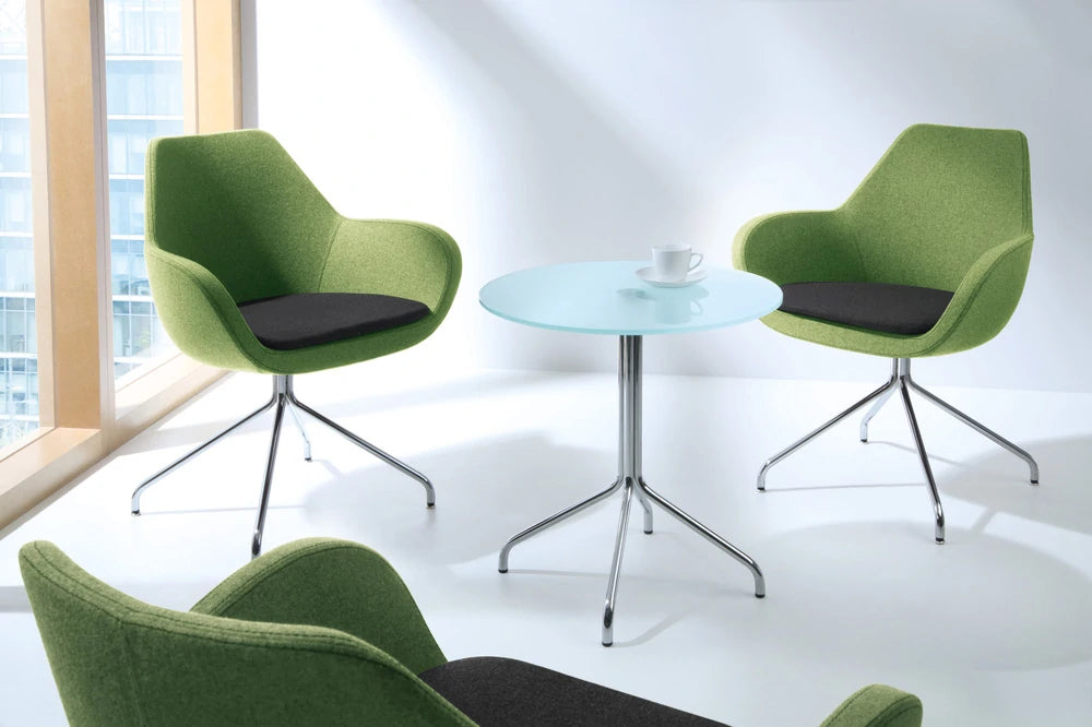 Fan 2 Seat Sofa With Cantilever Legs   Model 20V 5