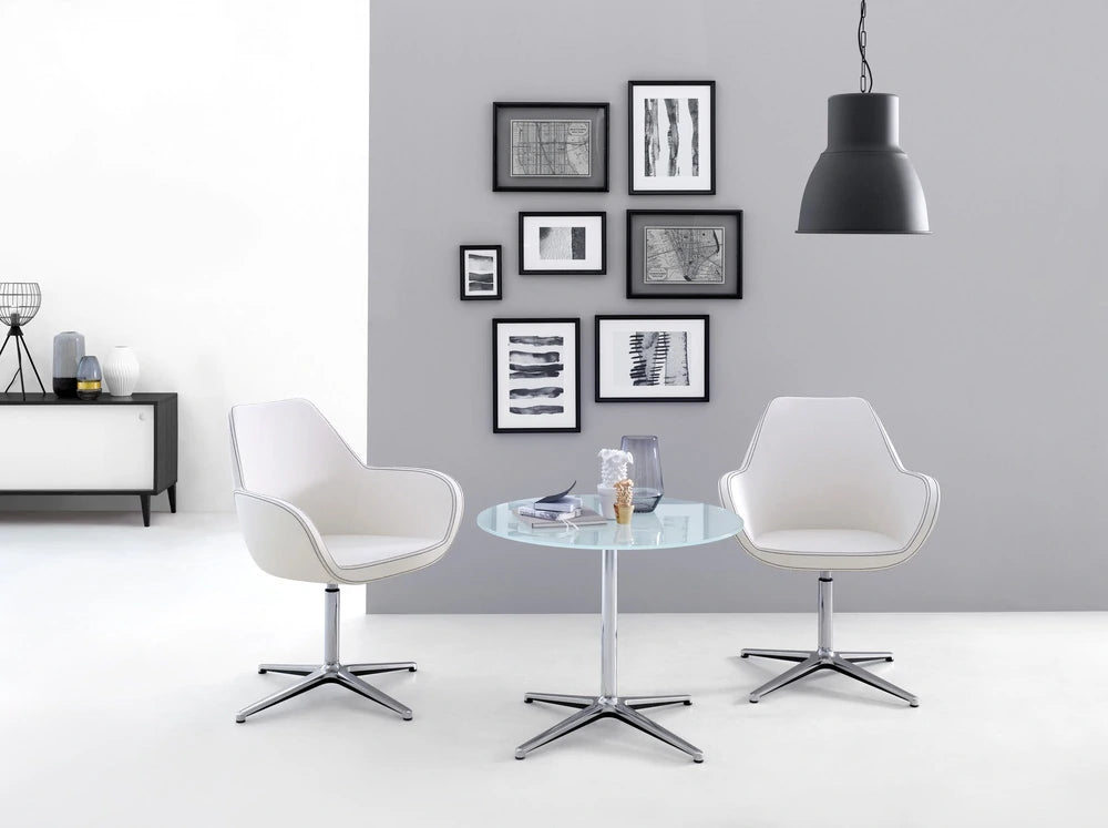Fan 2 Seat Sofa With Cantilever Legs   Model 20V 6