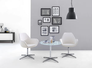 Fan 2 Seat Sofa With Cantilever Legs   Model 20V 6