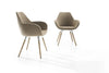Fan 4 Legged Armchair With Castors   Model 10Hc 13