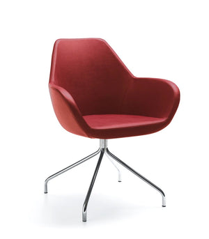 Fan Armchair With Cantilever Legs   Model 10V 15
