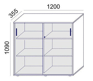 Filing Cabinet With Sliding Doors Sv 13 Dimensions