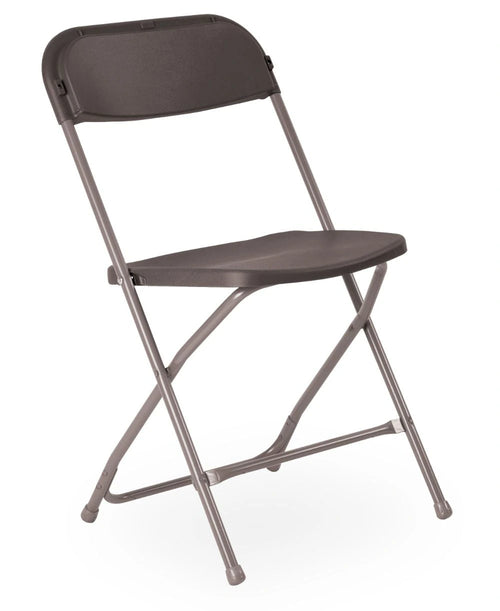 Flat Back Folding Chair - Blue