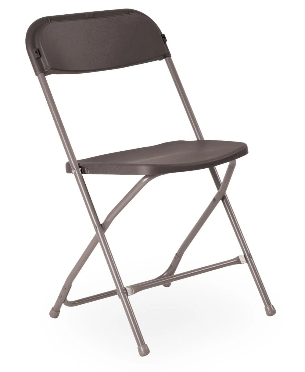 Flat Back Folding Chair - Blue