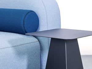Flord Modular Soft Seating In Blue With Flord Side Table