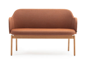 Flos Low Bench with Wooden Legs 2