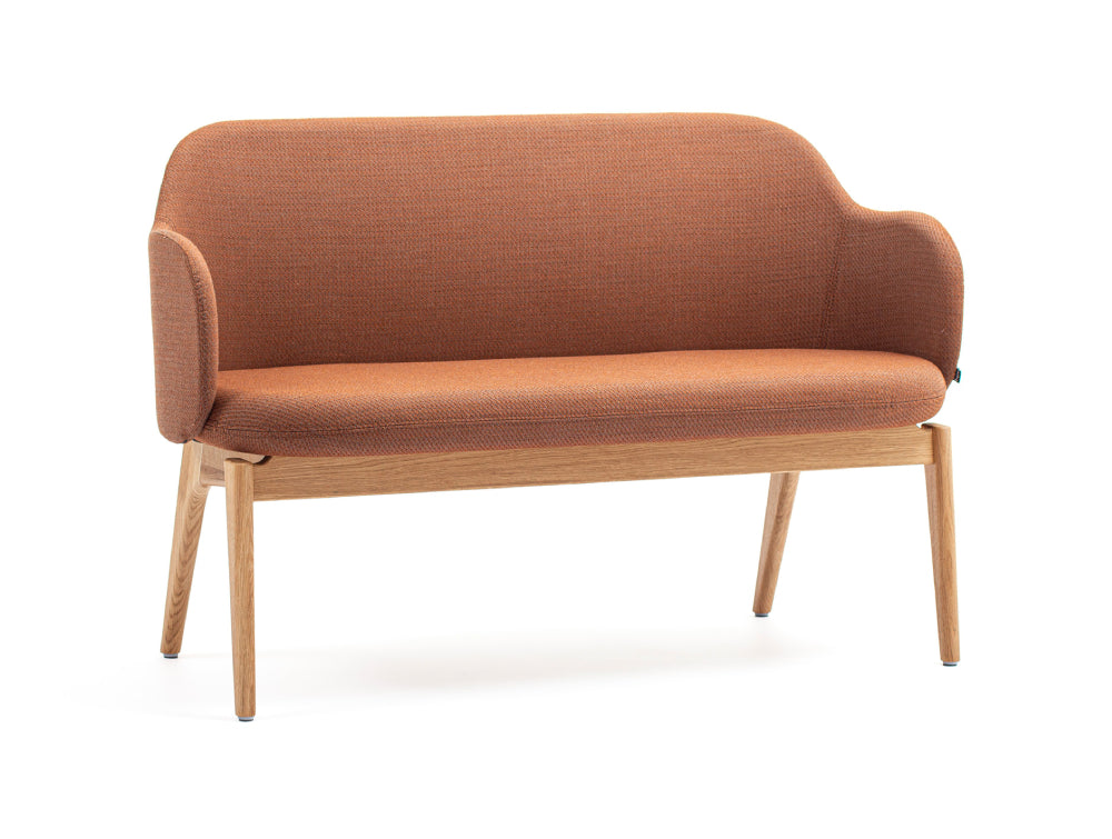 Flos Low Bench with Wooden Legs