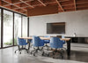 Flos Mobile Conference Chair with Rectangular Table in Meeting Room Setting 3