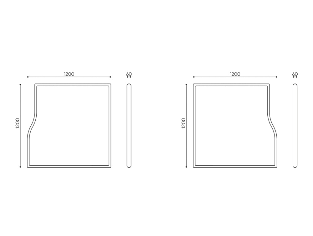 Flos Upholstered Large Acoustic Ceiling Panel Dimensions