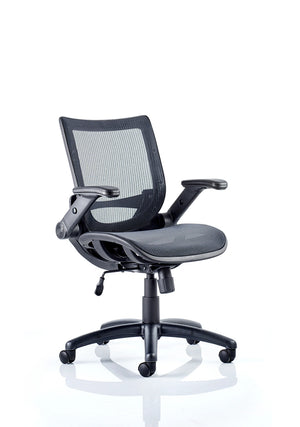 Fuller Mesh With Folding Arms Task Operator Chair OP000210 1