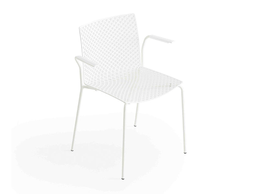 Fuller Stackable Chair With Armrests