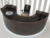 Furonto Reception Unit Dark Walnut