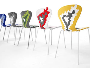Gaber Big Bang Stackable Canteen Chair Available In Multi Tone Finishes