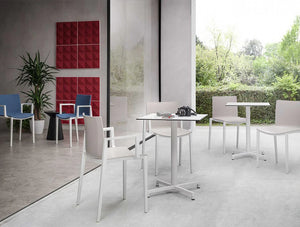 Gaber Clipperton Stackable Chair Available With Or Without Armrests