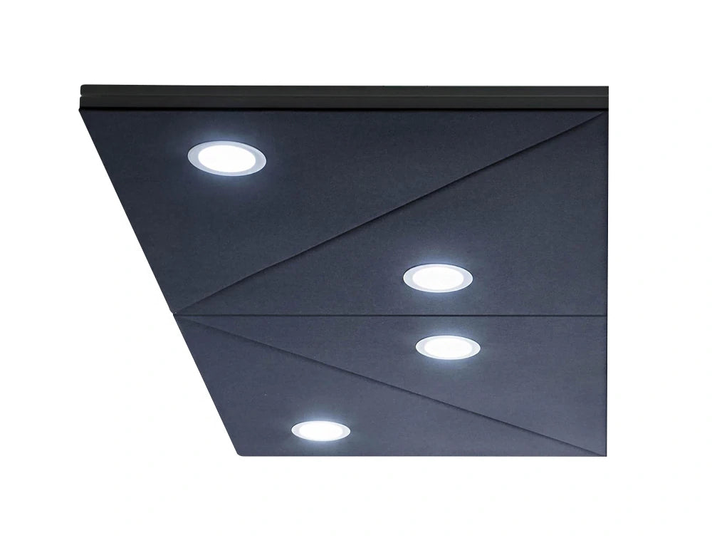 Gaber Diamante Acoustic Hanging Panel With Double Spotlights